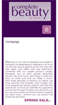 Mobile Screenshot of completebeauty.ie