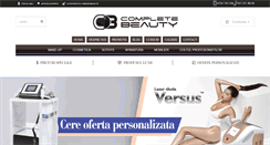 Desktop Screenshot of completebeauty.ro