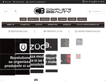 Tablet Screenshot of completebeauty.ro